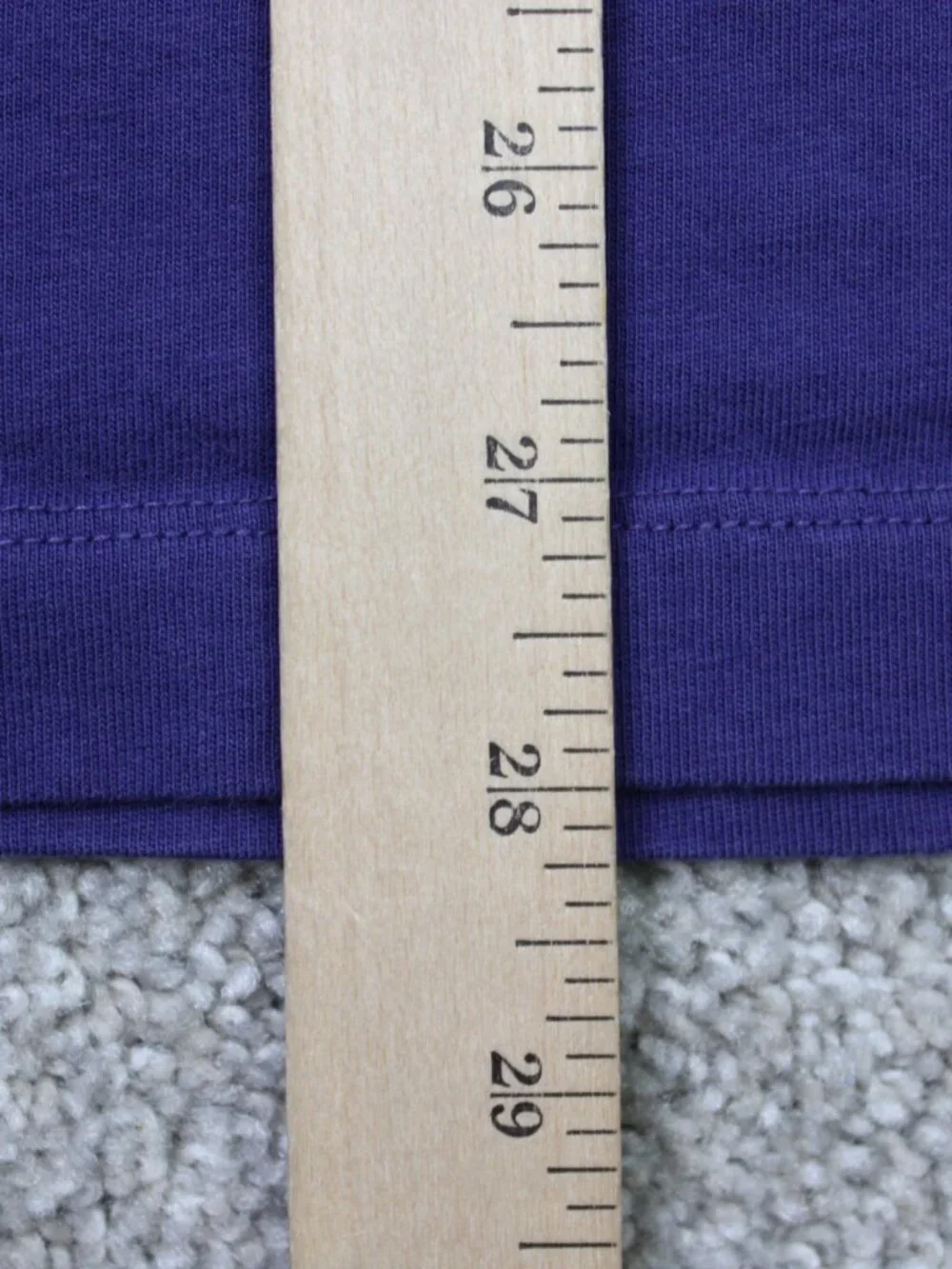 Jordan Flight Shirt Men 2XL XXL Purple Double Sided Cotton Short Sleeve Pullover